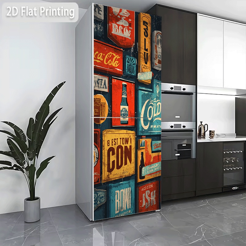 Vintage Collectible Shop - Refrigerator Sticker Refrigerator Dishwasher Sticker Vintage