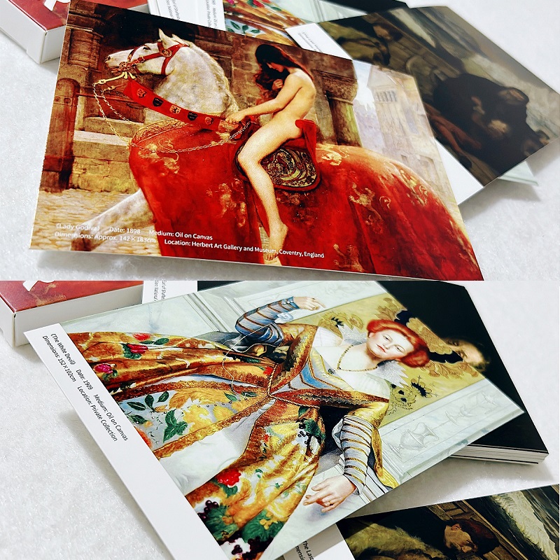 30PCS John Maler Collier Oil P - Collectible Vintage Greeting Cards recension och pris