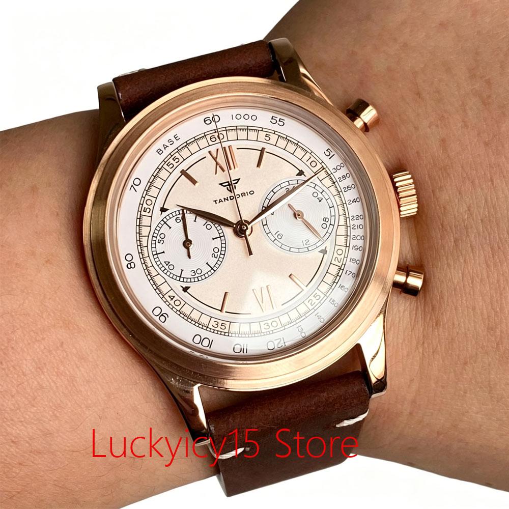 38mm Vintage Rose Gold Watch Q - Vintage Watch Collecting recension och pris