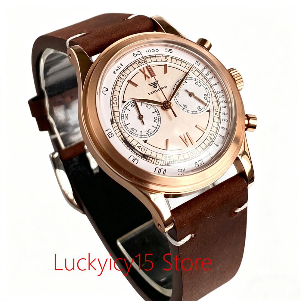 38mm Vintage Rose Gold Watch Q - Vintage Watch Collecting recension och pris