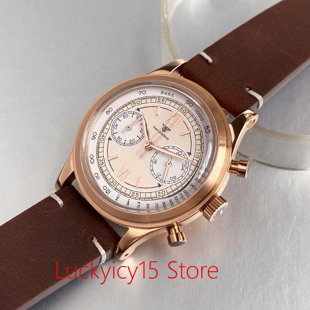 38mm Vintage Rose Gold Watch Q - Vintage Watch Collecting recension och pris