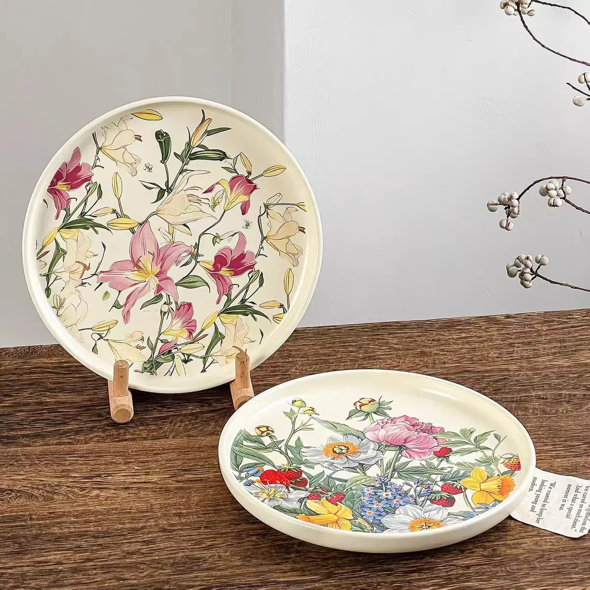 Creative Romantic Floral Ceram - Vintage Collectible Dishes recension och pris
