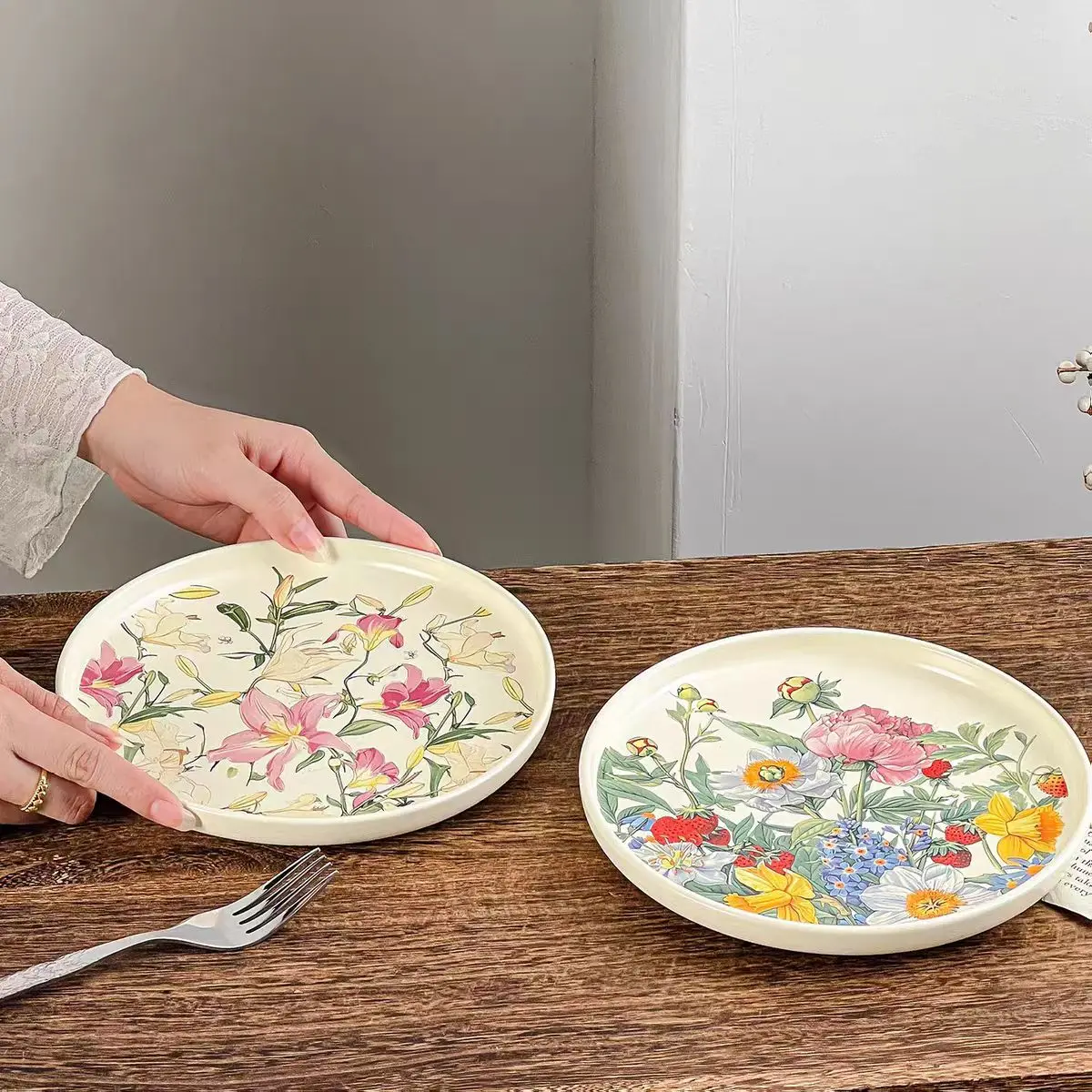 Creative Romantic Floral Ceram - Vintage Collectible Dishes recension och pris