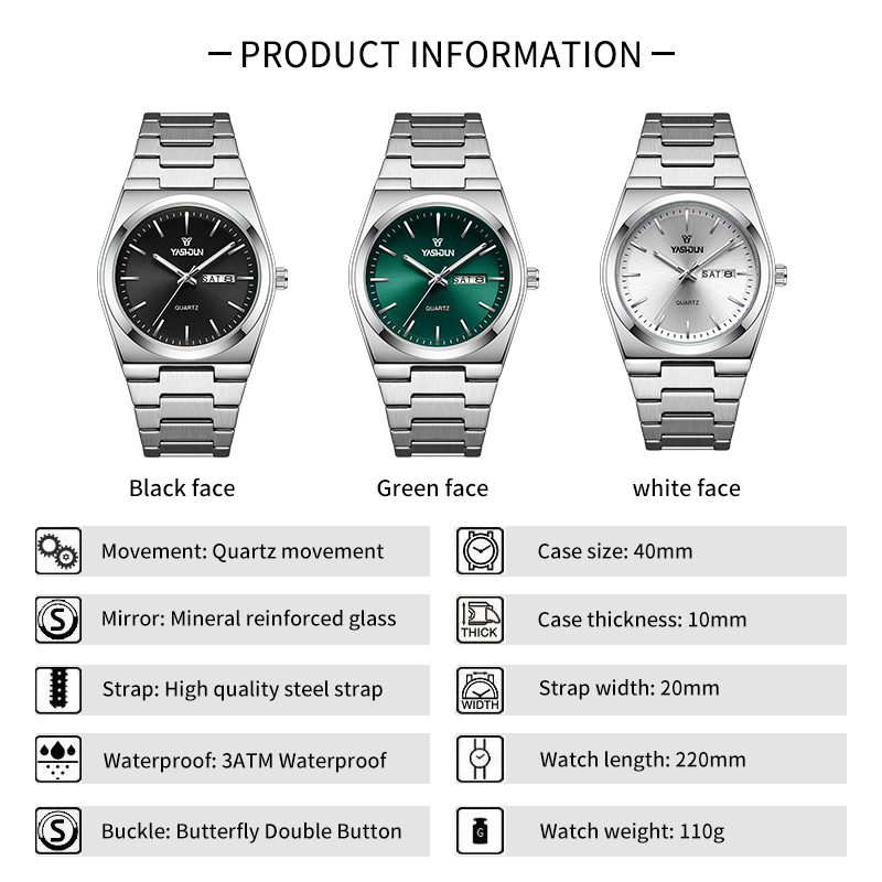 Top Brand Luxury Stainless Ste - Vintage Watch Collecting recension och pris