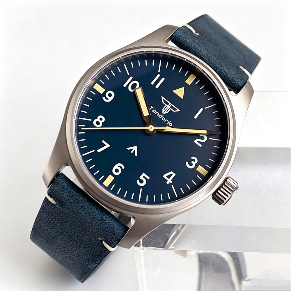 Tandorio 39mm AR Sapphire Tita - Vintage Watch Collecting recension och pris