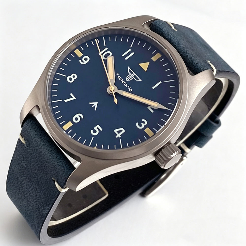 Tandorio 39mm AR Sapphire Tita - Vintage Watch Collecting recension och pris