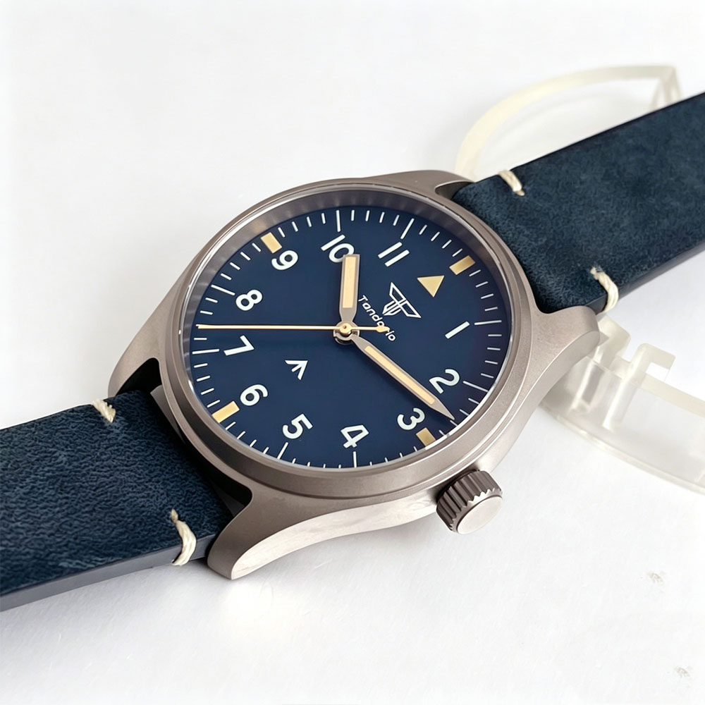 Tandorio 39mm AR Sapphire Tita - Vintage Watch Collecting recension och pris