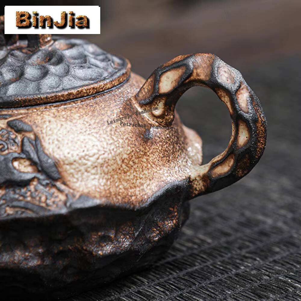 Japanese Old Rock Mud Teapot V - Vintage Collectible Accessories recension och pris
