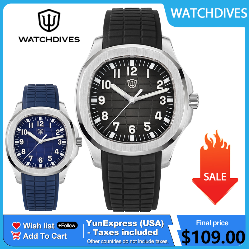Watchdives WD008 38mm Dive Men - Vintage Watch Collecting recension och pris