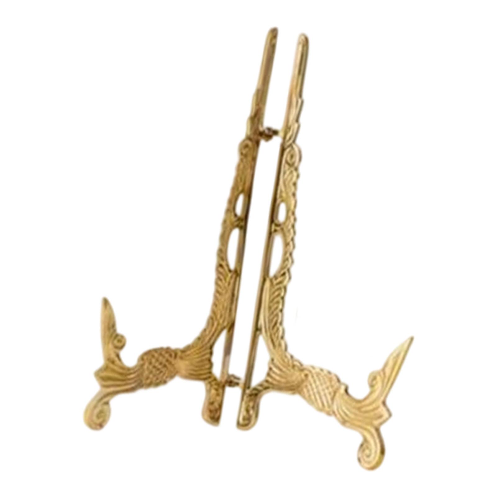 Vintage Brass Plate Holder Dec - Vintage Collectible Dishes recension och pris