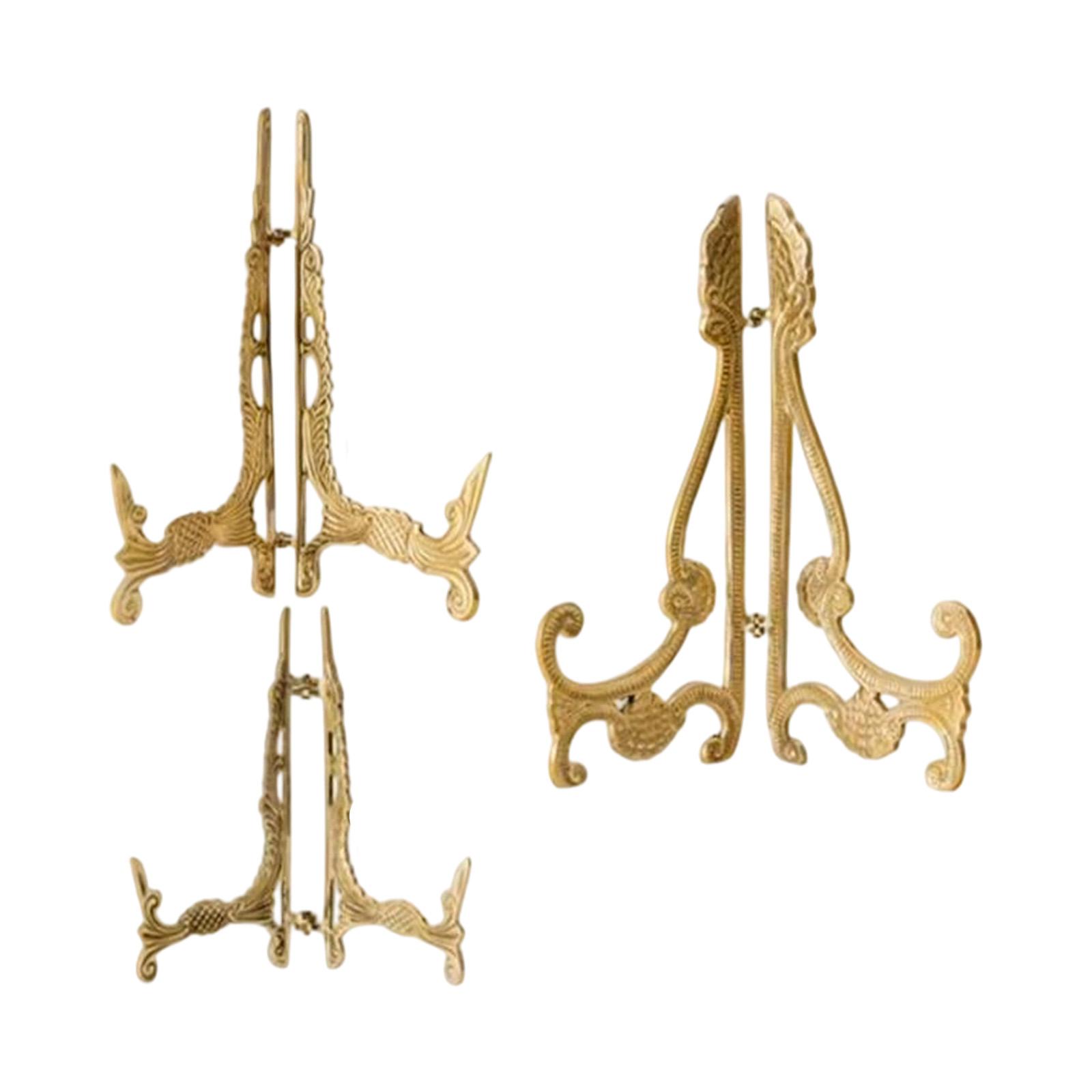 Vintage Brass Plate Holder Dec - Vintage Collectible Dishes recension och pris
