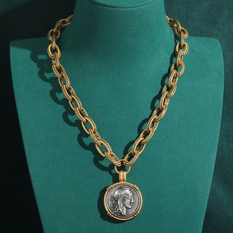 Vintage Chokers Necklace Ancie - Vintage Collectible Coins recension och pris