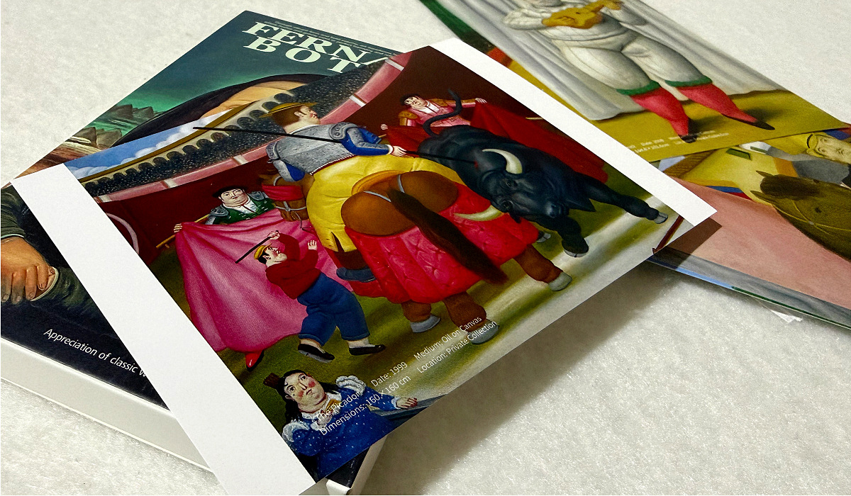 30Pcs Fernando Botero Artwork  - Collectible Vintage Greeting Cards recension och pris
