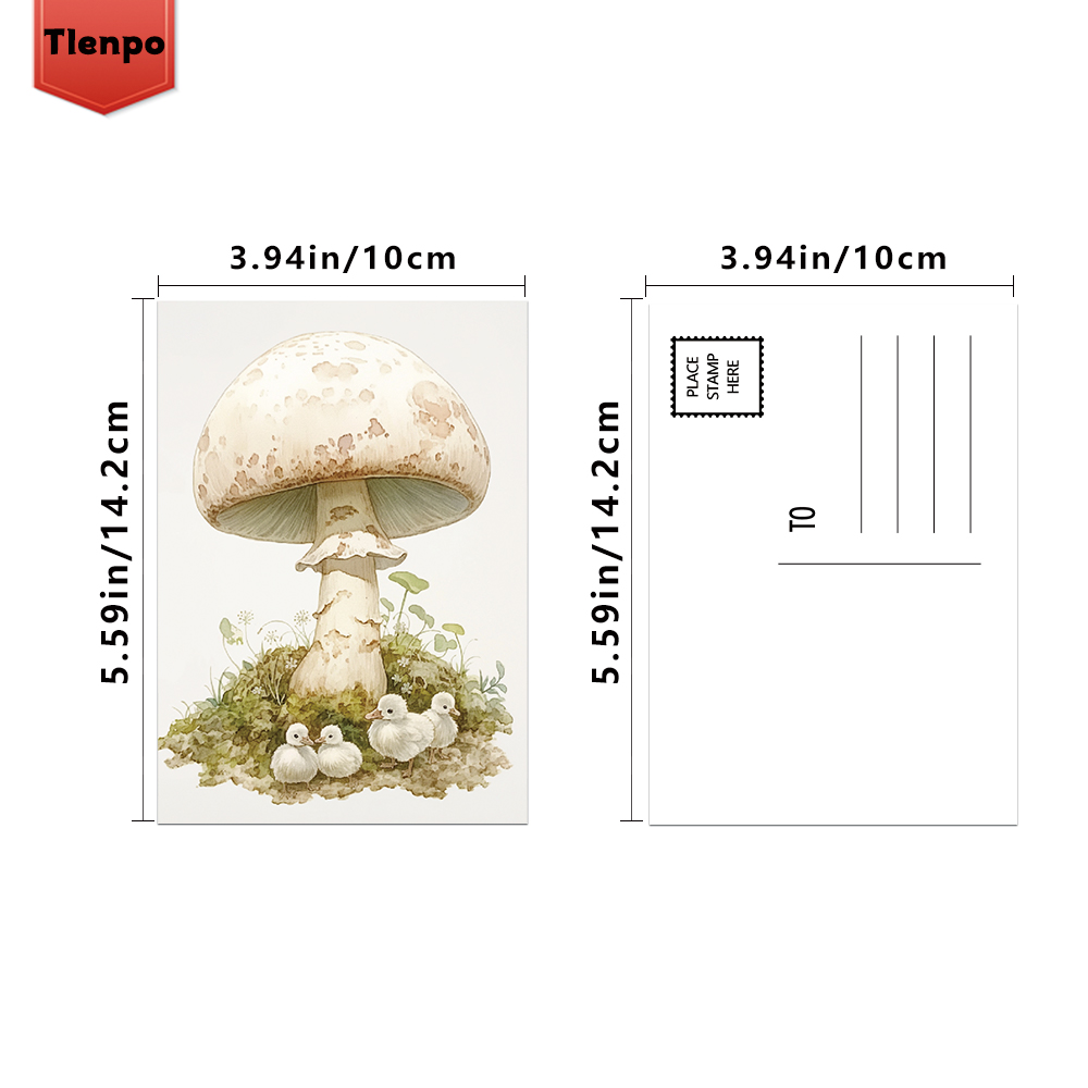 32pcs, vintage mushroom postca - Collectible Vintage Greeting Cards recension och pris