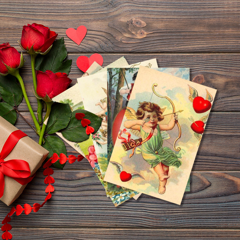 12pcs Valentine's Day Vintage  - Collectible Vintage Greeting Cards recension och pris