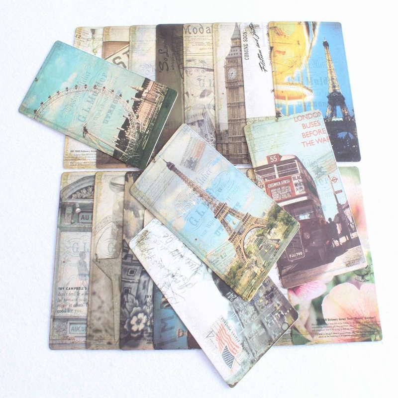 New 32Pcs Vintage Famous Build - Collectible Vintage Greeting Cards recension och pris