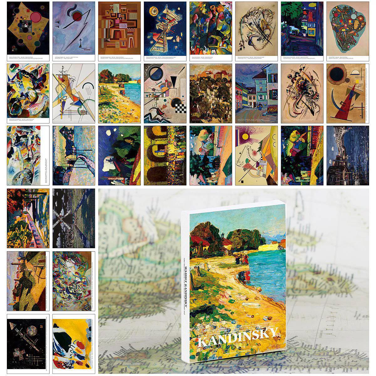 Wassily Kandinsky Art Postcard - Collectible Vintage Greeting Cards recension och pris