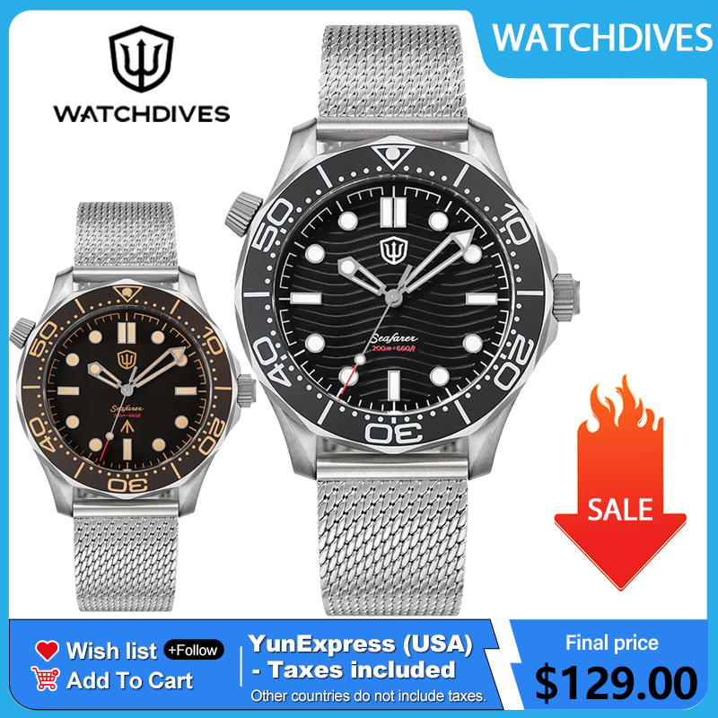Watchdives 42mm Titanium Dive  - Vintage Watch Collecting recension och pris