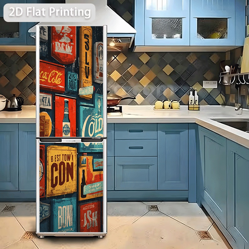 Refrigerator Sticker Refrigera - Vintage Collectible Shop recension och pris